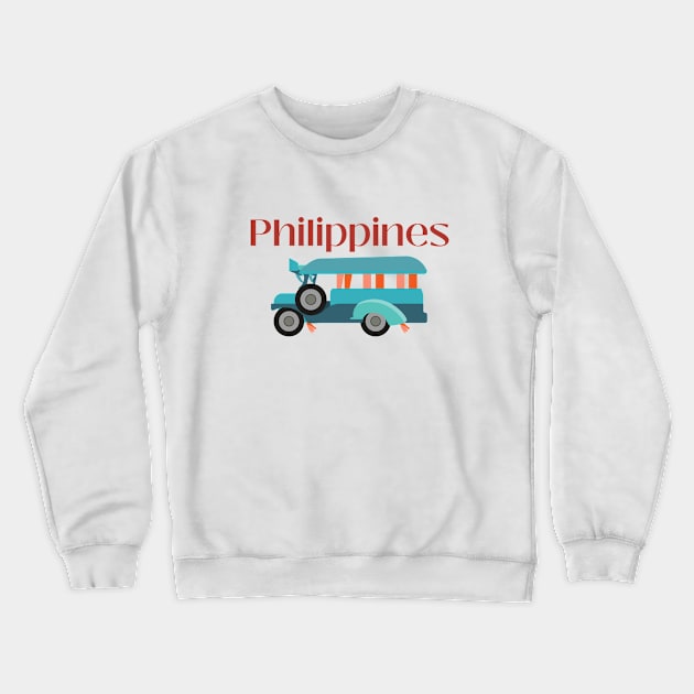 pinoy pride Philippines public transportation Crewneck Sweatshirt by CatheBelan